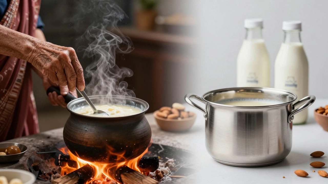 Artistic blend of traditional grandmother cooking and modern dessert adaptations